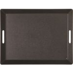 Rectangular Plastic Room Service Tray, Black
